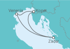 Itinerario del Crucero Eslovenia - MSC Cruceros