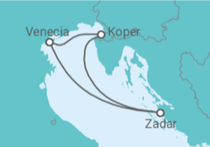 Itinerario del Crucero Eslovenia TI - MSC Cruceros