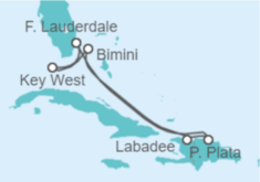 Itinerario del Crucero Bahamas y República Dominicana - Celebrity Cruises