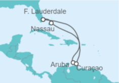 Itinerario del Crucero Aruba, Curaçao y Bahamas - Celebrity Cruises