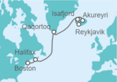 Itinerario del Crucero Islandia - Celebrity Cruises