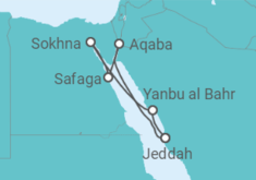 Itinerario del Crucero Tesoros de Oriente - MSC Cruceros