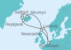Itinerario del Crucero Islandia y Escocia - Celebrity Cruises