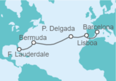 Itinerario del Crucero De Barcelona a Miami - Celebrity Cruises