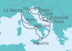 Itinerario del Crucero Lo mejor de Italia y Croacia - Celebrity Cruises