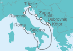 Itinerario del Crucero Lo mejor de Italia y Croacia - Celebrity Cruises