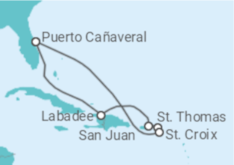 Itinerario del Crucero Puerto Rico, Islas Vírgenes - EEUU - Royal Caribbean