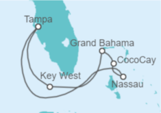 Itinerario del Crucero Bahamas, Estados Unidos (EE.UU.) - Royal Caribbean