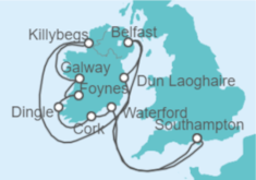 Itinerario del Crucero Irlanda: Belfast, Dublín, Cork y Galway - NCL Norwegian Cruise Line