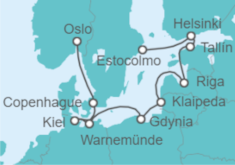 Itinerario del Crucero Alemania, Polonia y Dinamarca - NCL Norwegian Cruise Line