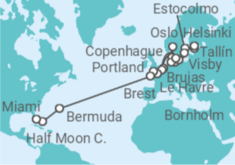 Itinerario del Crucero Desde Rotterdam a Fort Lauderdale (Miami) - Holland America Line