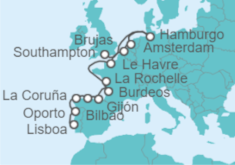 Itinerario del Crucero Desde Lisboa a Southampton (Londres) - NCL Norwegian Cruise Line