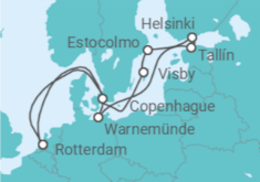 Itinerario del Crucero Suecia, Finlandia, Estonia, Alemania, Dinamarca - Celebrity Cruises