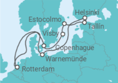 Itinerario del Crucero Alemania, Finlandia, Estonia, Suecia, Dinamarca - Celebrity Cruises