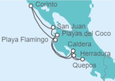 Itinerario del Crucero Grecia, Costa Rica - WindStar Cruises