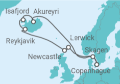 Itinerario del Crucero Escocia e Islandia - Explora Journeys