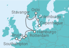 Itinerario del Crucero Norte de Europa - Explora Journeys