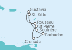 Itinerario del Crucero Caribe - Explora Journeys