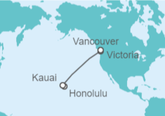 Itinerario del Crucero De Honolulu a Vancouver  - Explora Journeys