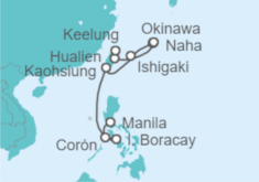 Itinerario del Crucero Japón - NCL Norwegian Cruise Line