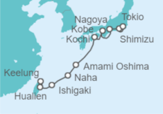 Itinerario del Crucero Japón - NCL Norwegian Cruise Line