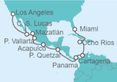 Itinerario del Crucero Desde Miami (EEUU) a Los Ángeles (EEUU) - NCL Norwegian Cruise Line