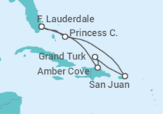 Itinerario del Crucero Puerto Rico y Bahamas - Princess Cruises