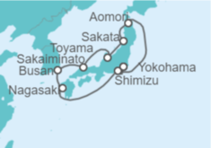 Itinerario del Crucero Japón y Corea Del Sur - Princess Cruises