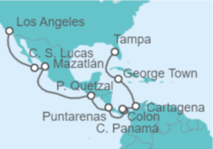Itinerario del Crucero México, Costa Rica, Panamá, Colombia, Islas Caimán - Royal Caribbean