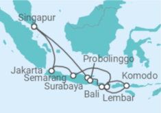 Itinerario del Crucero Singapur - Holland America Line