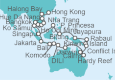 Itinerario del Crucero Desde Singapur a Hong Kong (China) - Holland America Line