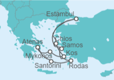 Itinerario del Crucero Grecia, Turquía - Celestyal Cruises