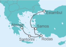 Itinerario del Crucero Egeo Legendario - Celestyal Cruises