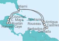 Itinerario del Crucero Islas y ensenadas iridiscentes - Oceania Cruises