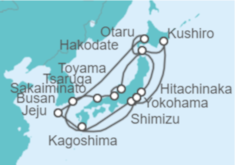 Itinerario del Crucero Japón y Corea Del Sur - Princess Cruises