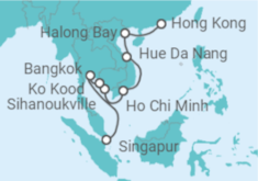 Itinerario del Crucero Vietnam, Camboya, Tailandia - Seabourn