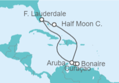 Itinerario del Crucero Curaçao, Aruba - Holland America Line