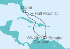 Itinerario del Crucero Caribe Sur - Holland America Line