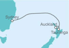 Itinerario del Crucero Australia Vacaciones en el mar - Princess Cruises