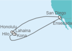 Itinerario del Crucero Hawái - Holland America Line