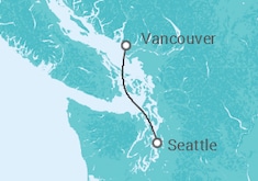 Itinerario del Crucero Desde Vancouver a Seattle - Holland America Line