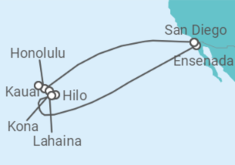 Itinerario del Crucero Hawai - Holland America Line