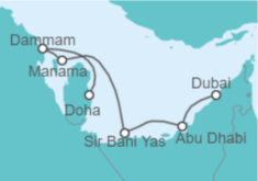 Itinerario del Crucero Emiratos Árabes - NCL Norwegian Cruise Line