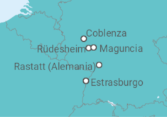 Itinerario del Crucero El Rin esencial - CroisiEurope