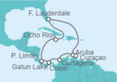 Itinerario del Crucero Canal de Panamá - Princess Cruises