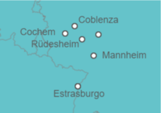 Itinerario del Crucero Crucero por 3 rios: Rin, Mosela y Meno  - CroisiEurope