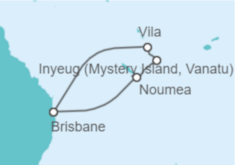 Itinerario del Crucero Nueva Caledonia, Vanuatu - Royal Caribbean