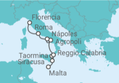 Itinerario del Crucero Italia - Ponant