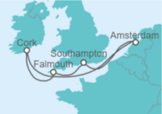 Itinerario del Crucero Holanda, Irlanda, Reino Unido - MSC Cruceros