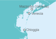 Itinerario del Crucero Los tesoros de Venecia (puerto-puerto) - CroisiEurope